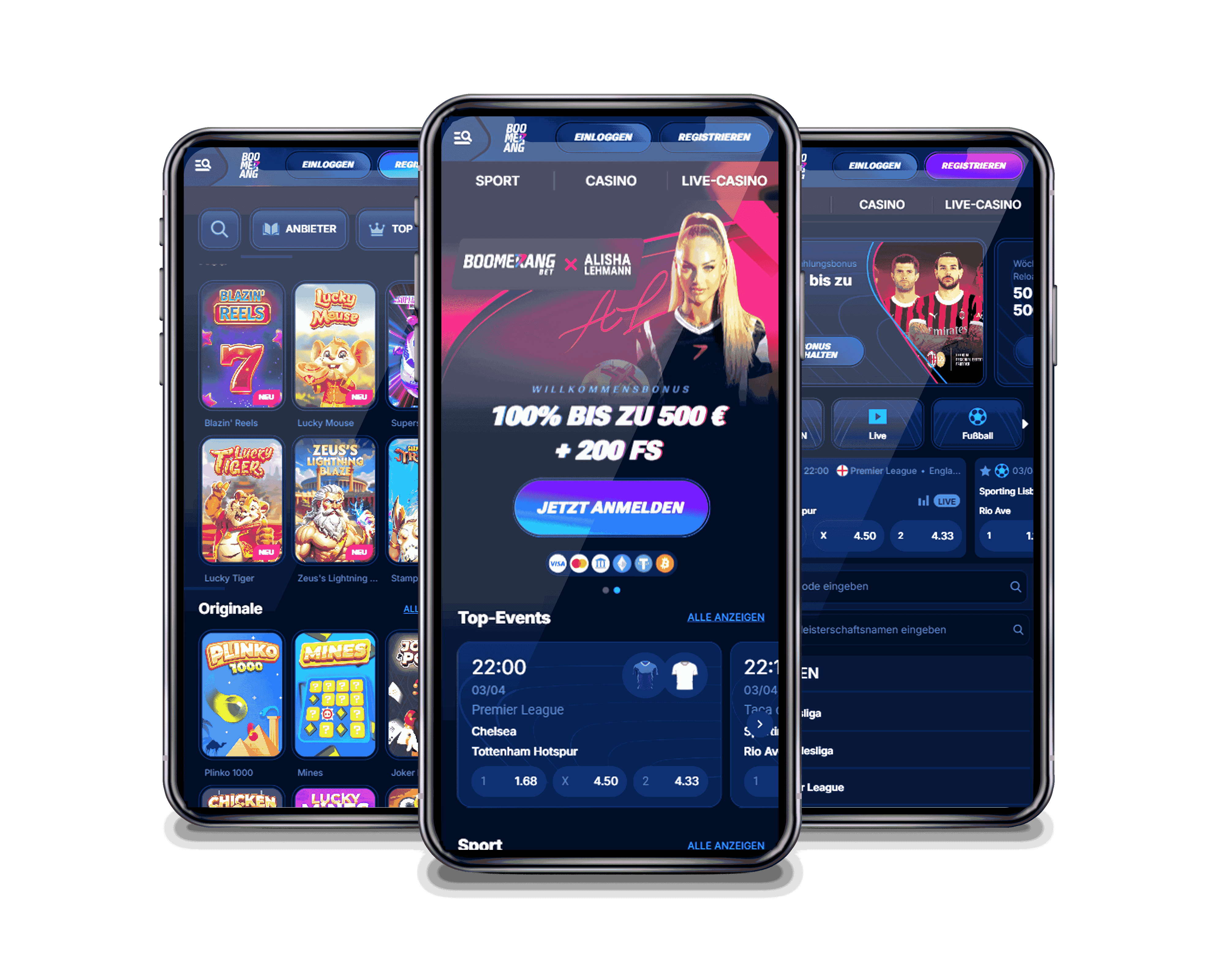 Boomerang Bet Casino-Anwendung